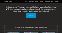 Desktop Screenshot of joycegrace.ca